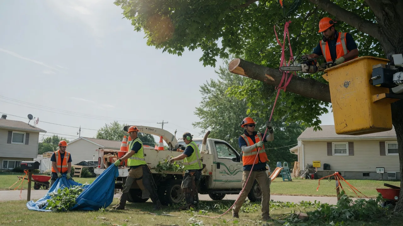 Tree Stabilization in Luebbering, MO